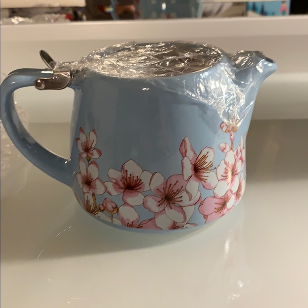 Alfred ceramic and stainless steel teapot